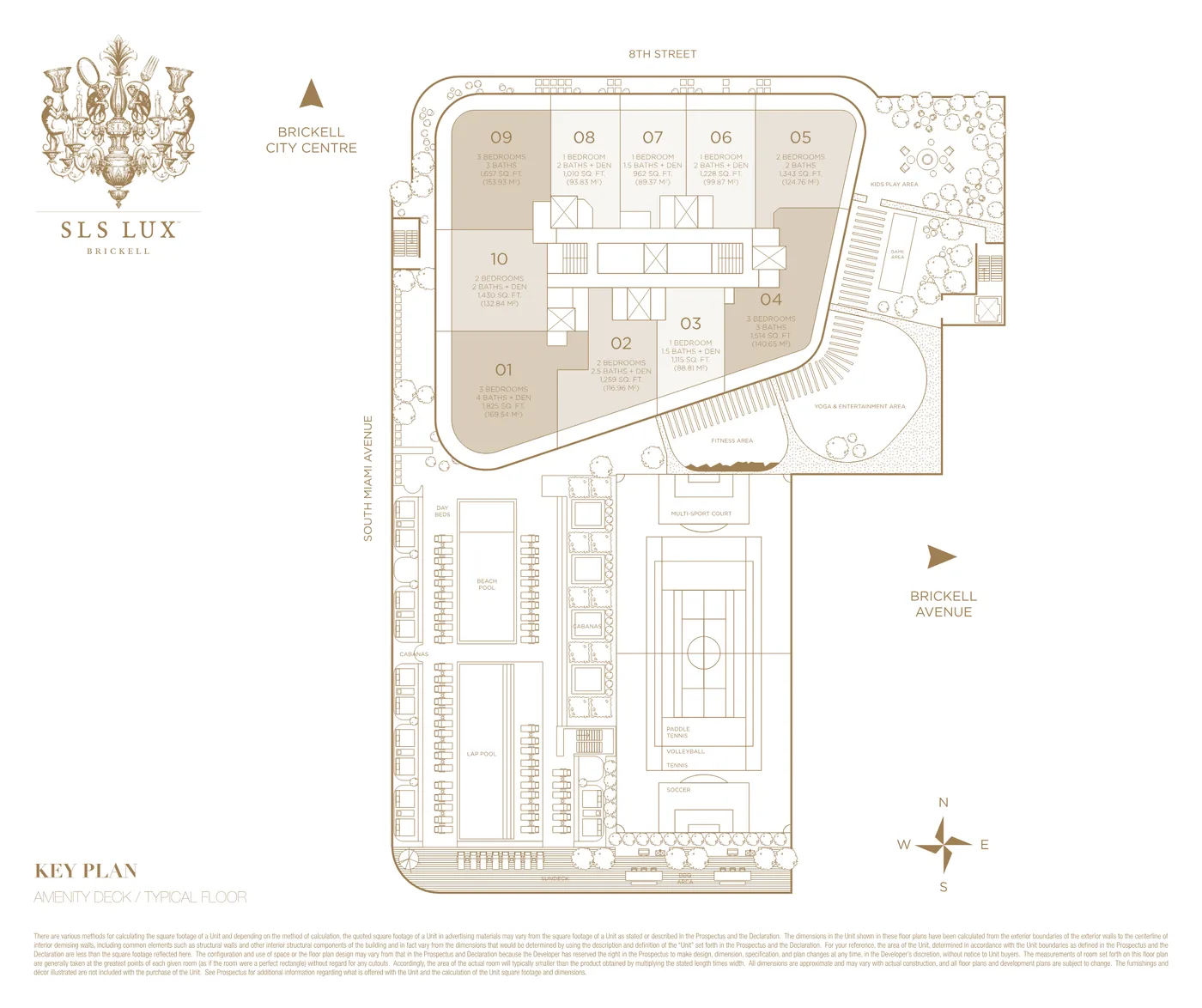 SLS Lux floor plan Plan 1