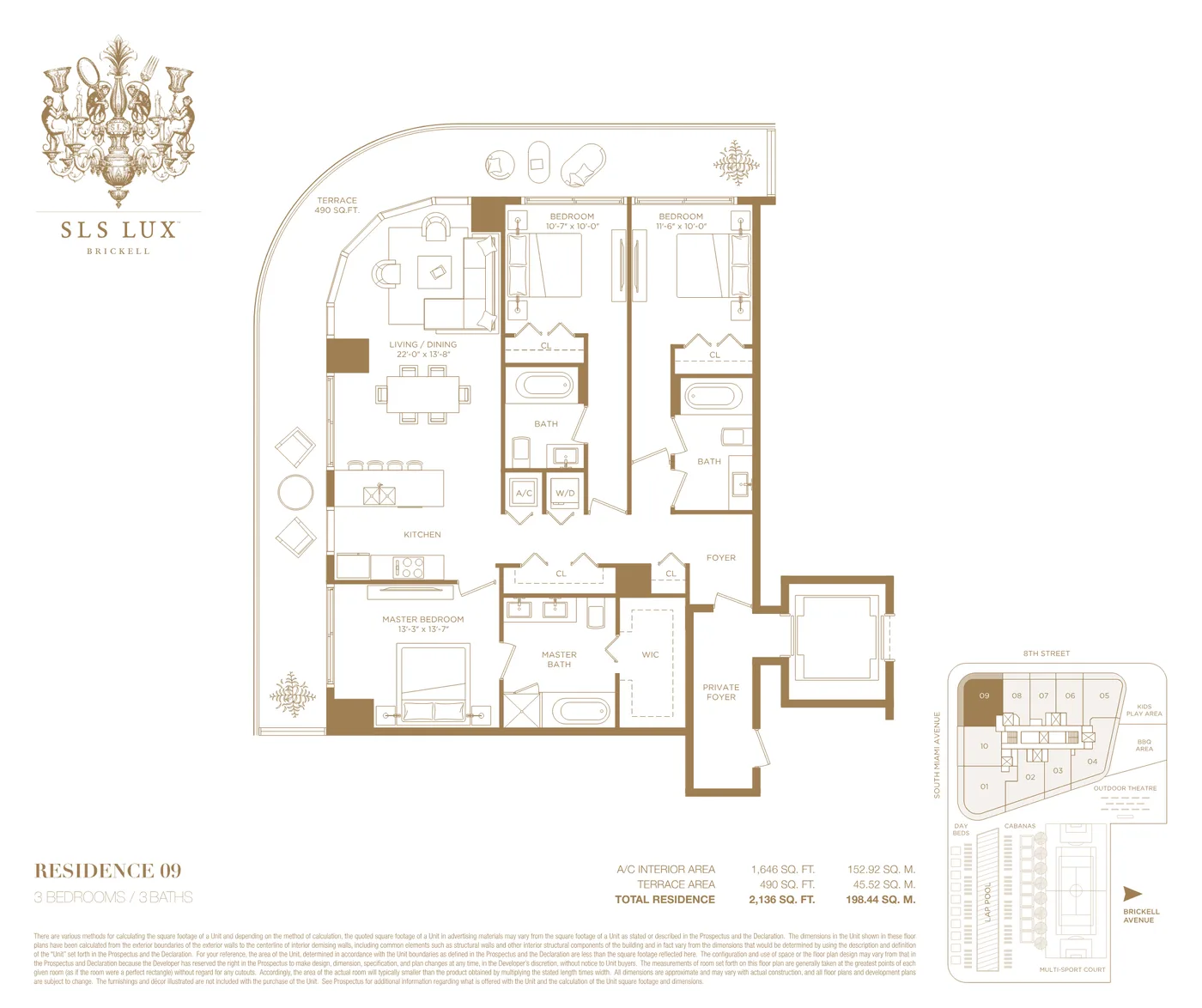 SLS Lux floor plan Plan 11