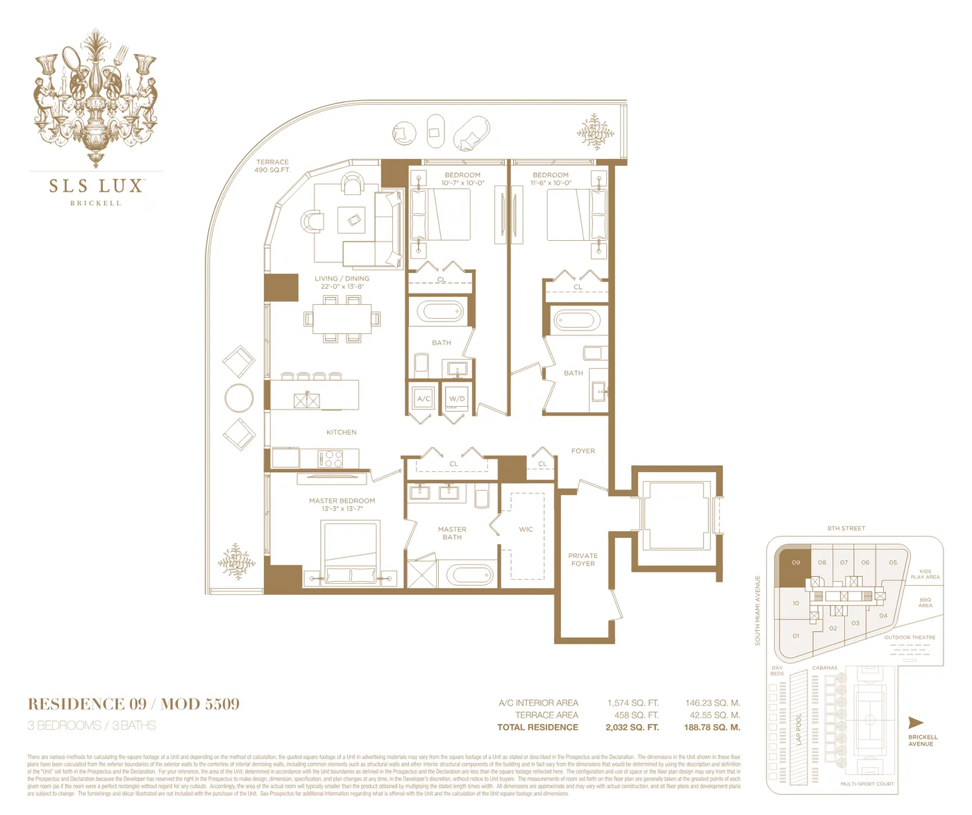 SLS Lux floor plan Plan 12