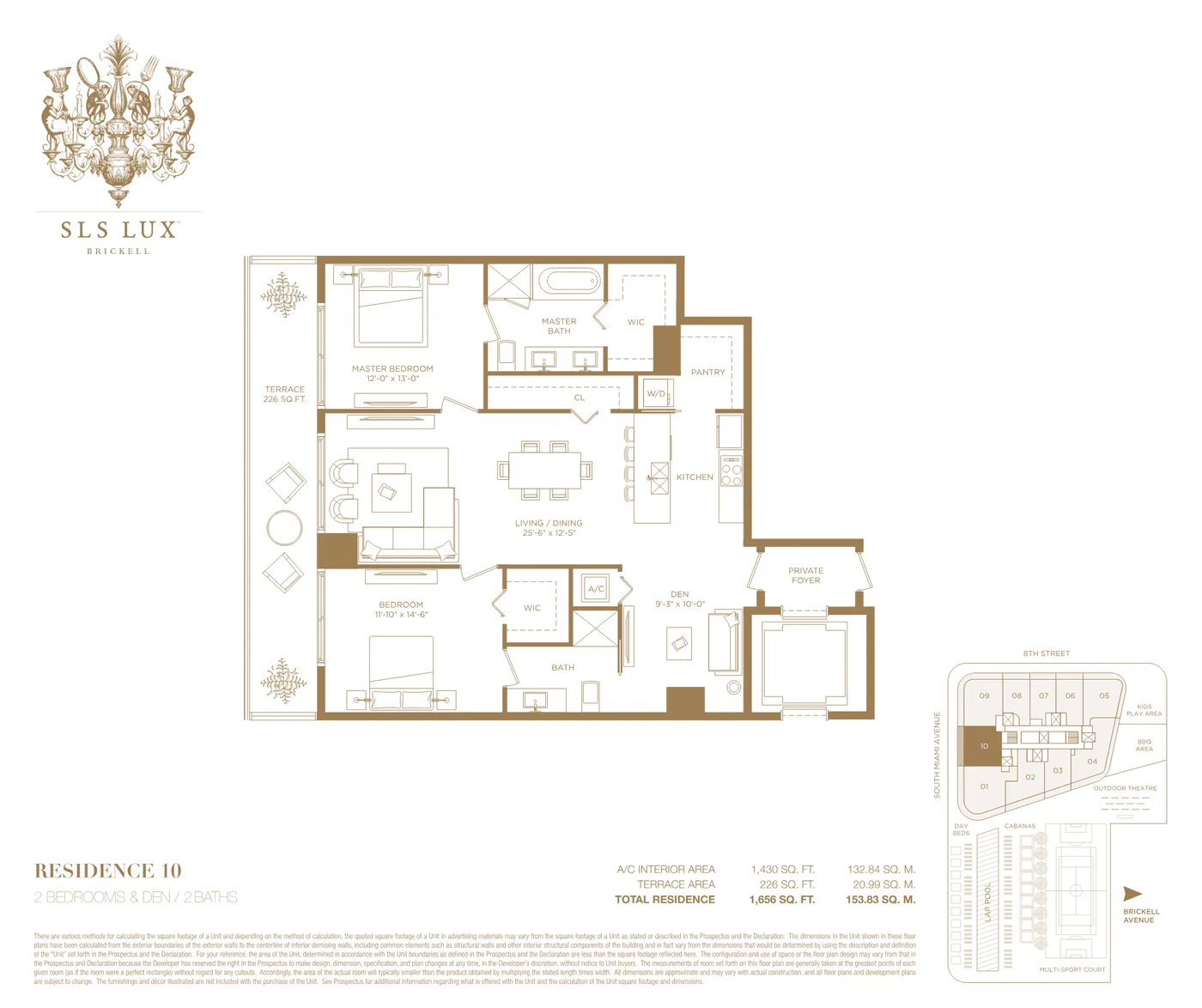 SLS Lux floor plan Plan 13
