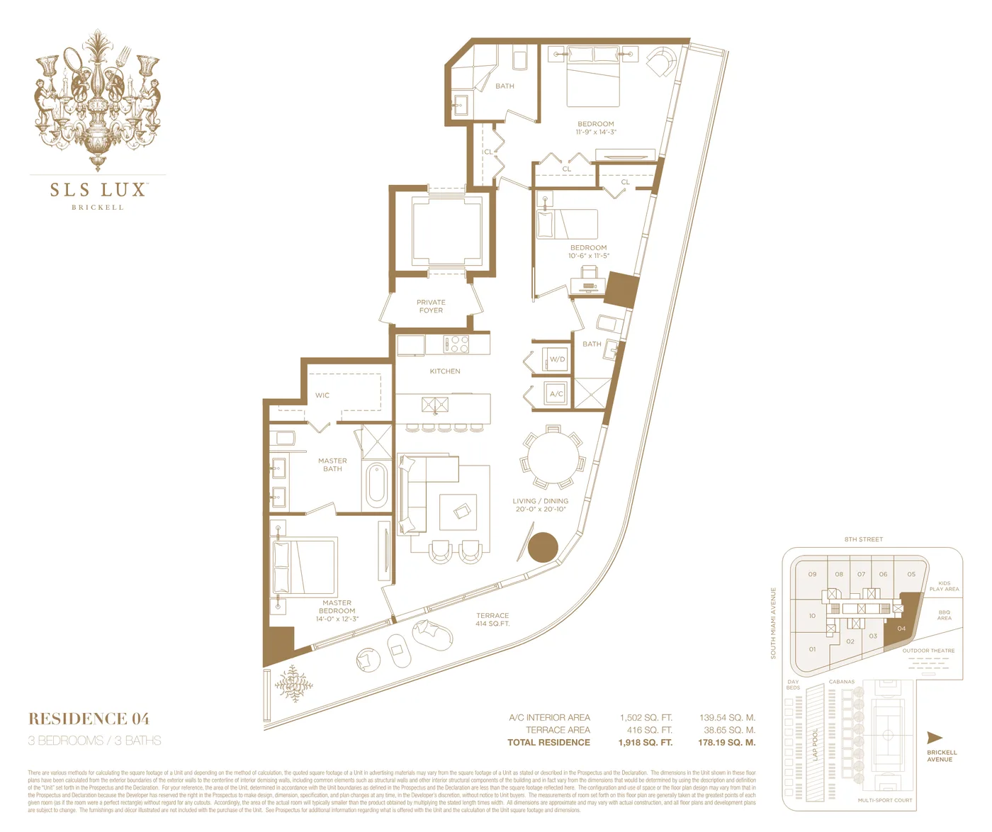 SLS Lux floor plan Plan 5