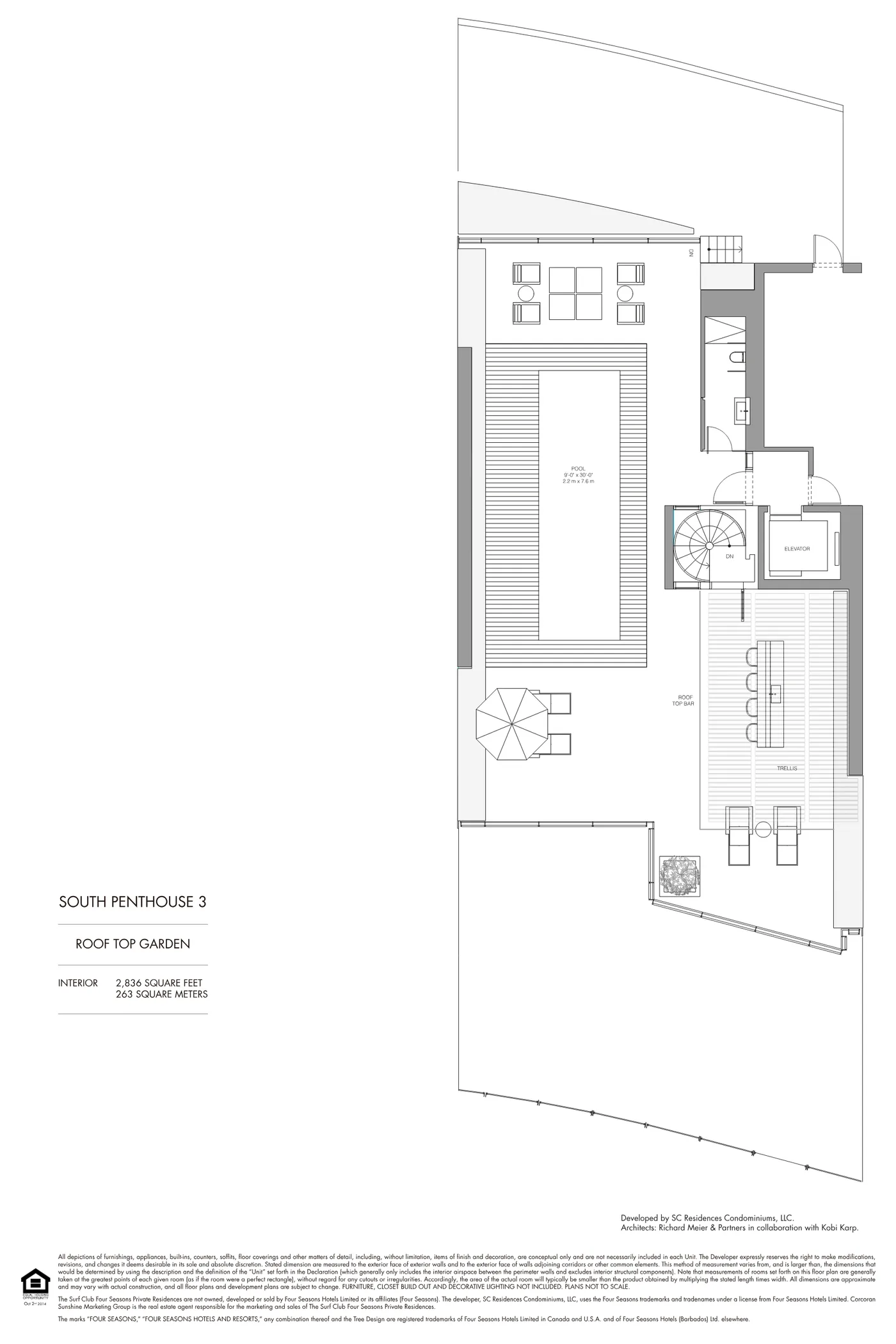 The Residences at The Surf Club (Four Seasons) floor plan Plan 28