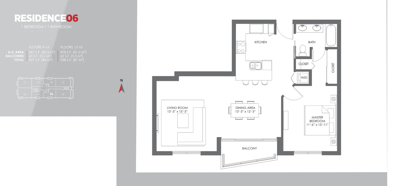 The Crimson floor plan Plan 6