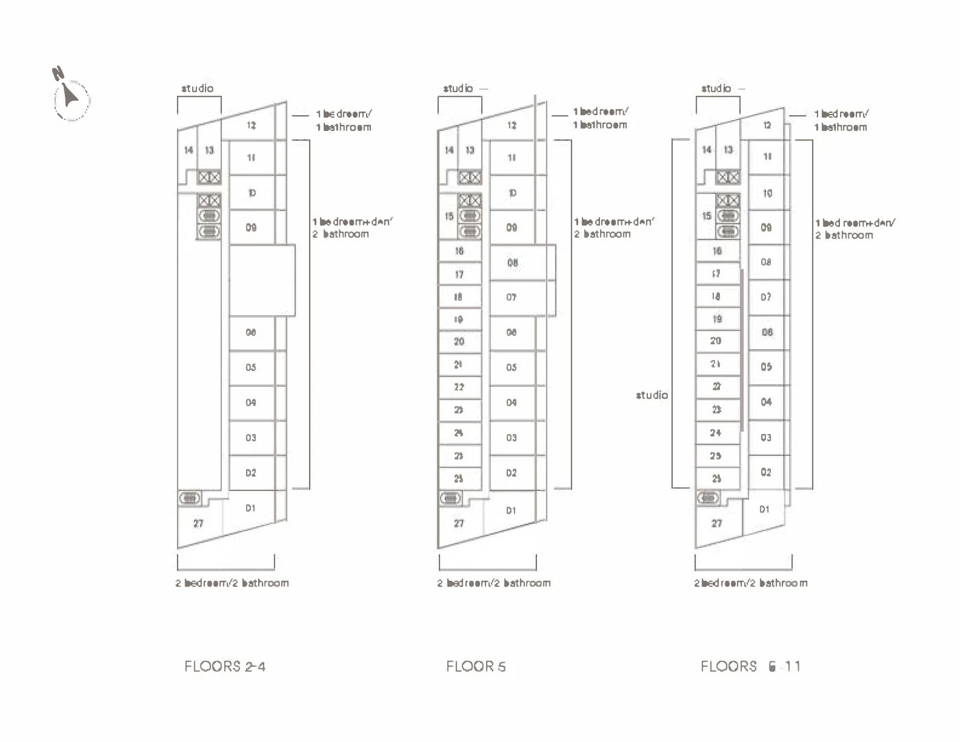 The Standard Residences floor plan Plan 1