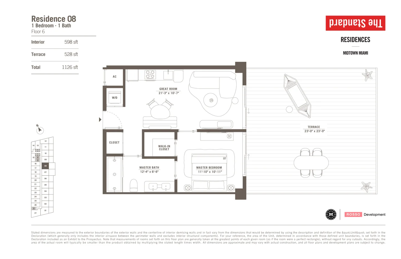 The Standard Residences floor plan Plan 10