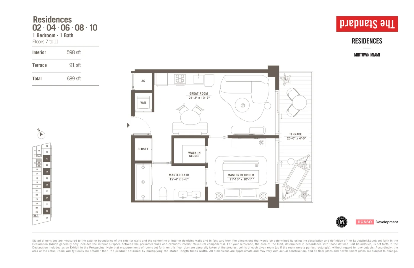 The Standard Residences floor plan Plan 14