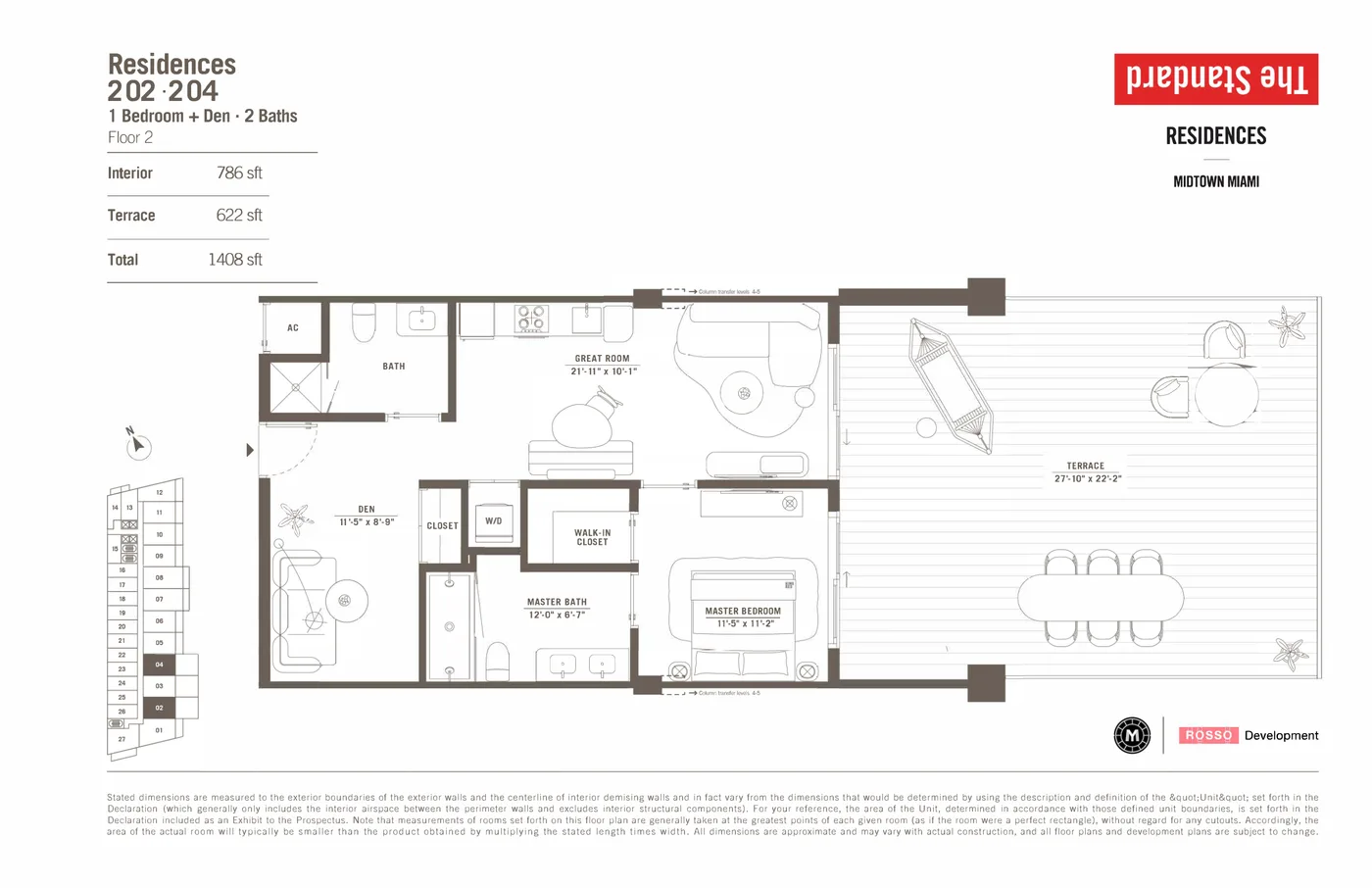 The Standard Residences floor plan Plan 2