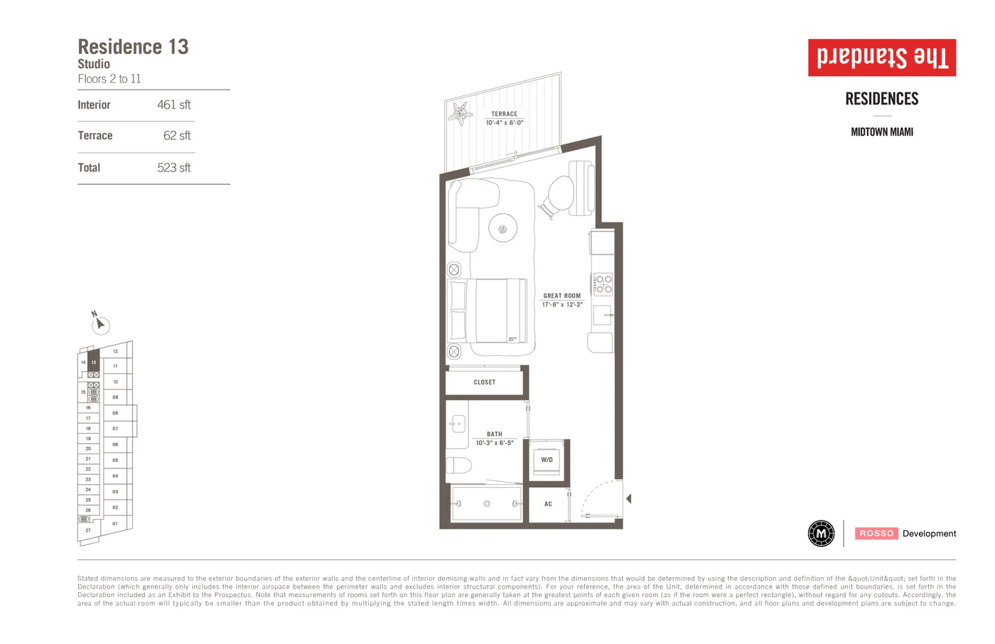 The Standard Residences floor plan Plan 20