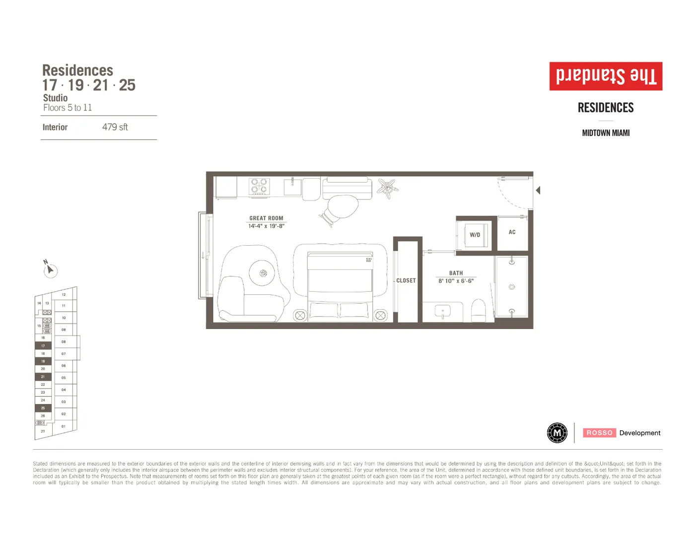 The Standard Residences floor plan Plan 24