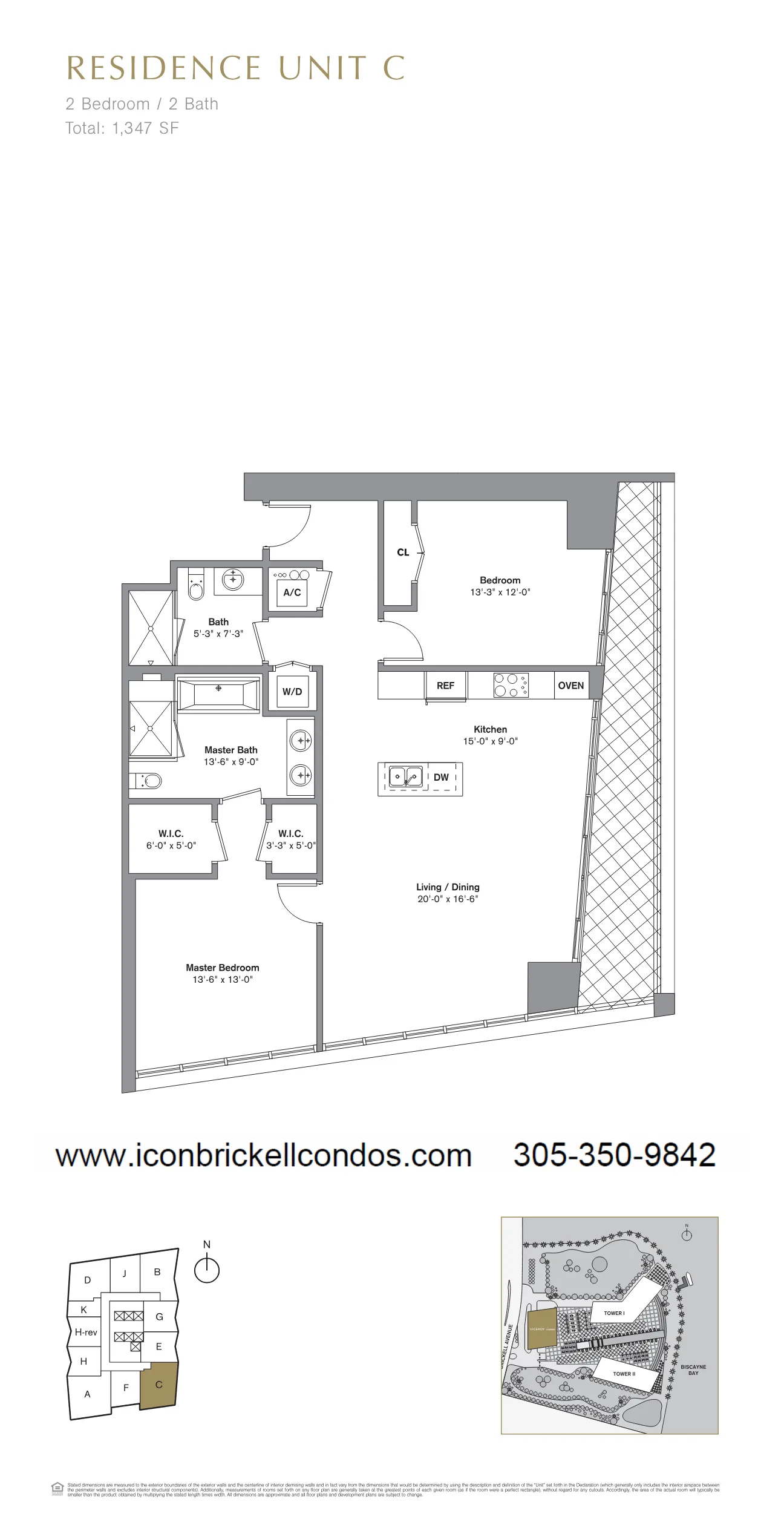 Icon Brickell III (W Miami) floor plan Plan 10