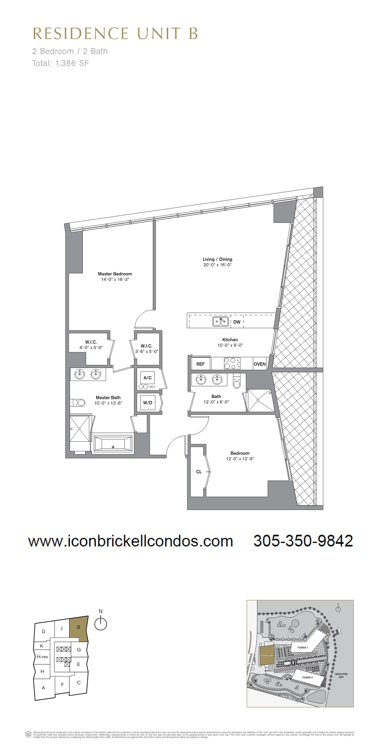 Icon Brickell III (W Miami) floor plan Plan 2