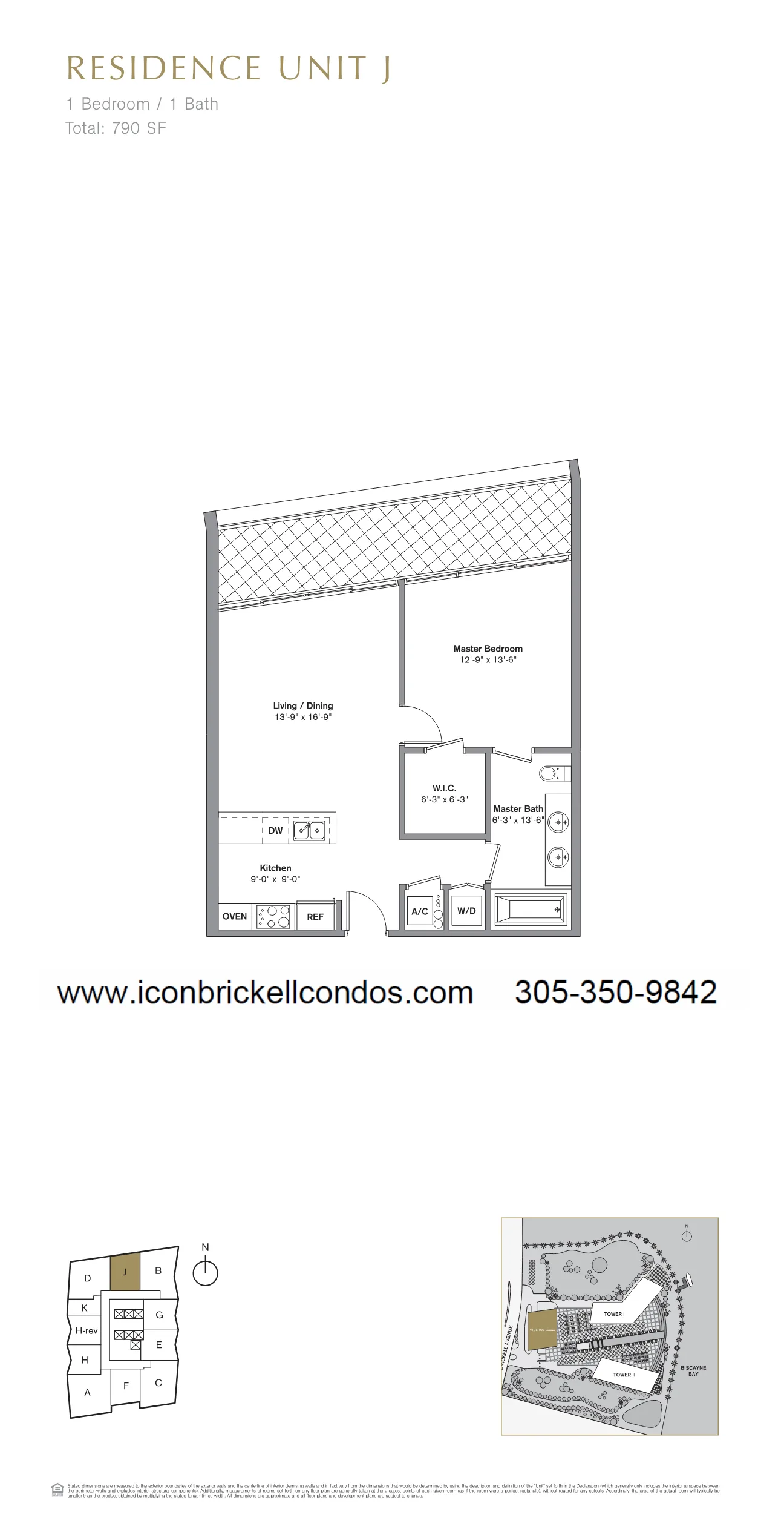 Icon Brickell III (W Miami) floor plan Plan 3