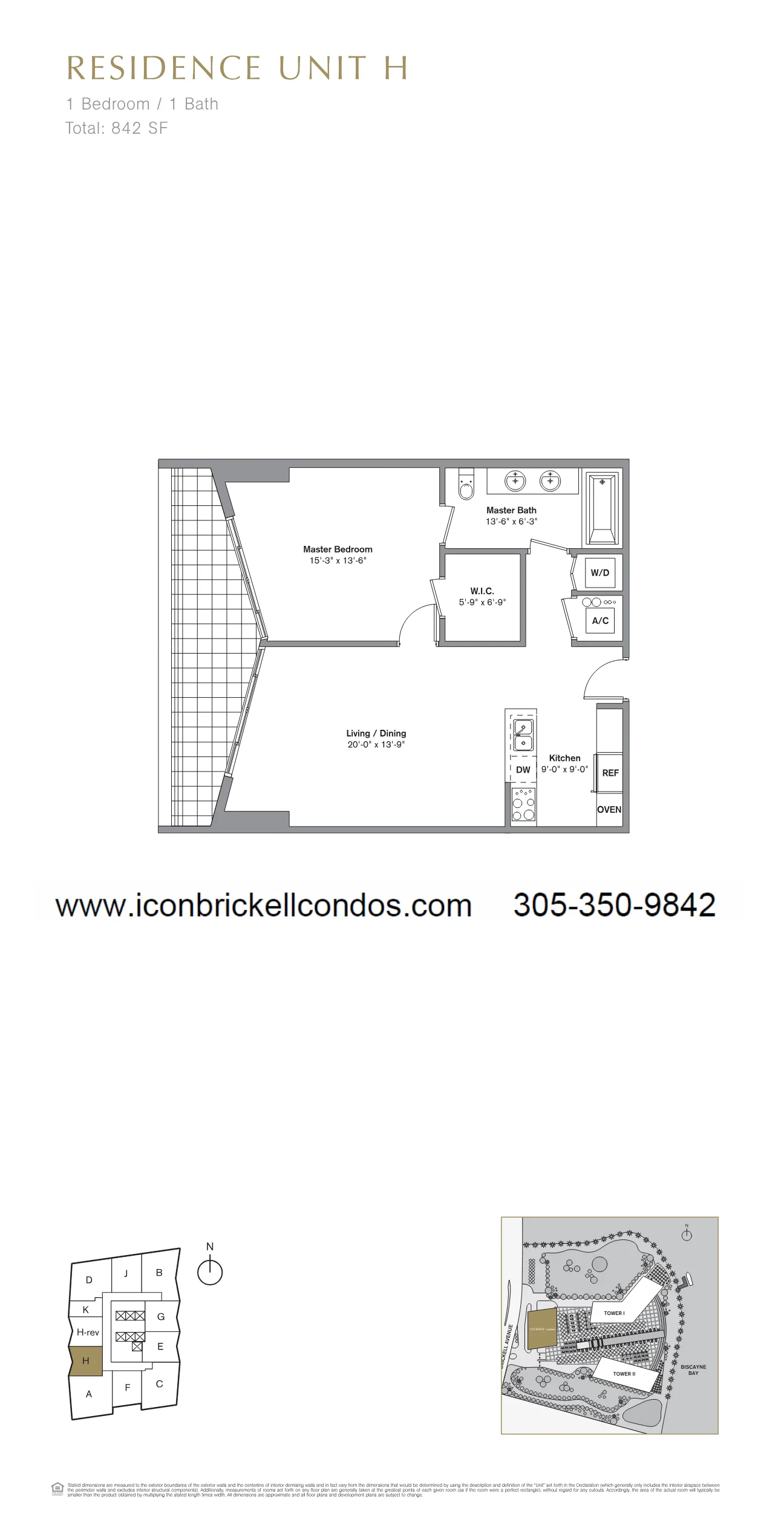 Icon Brickell III (W Miami) floor plan Plan 7