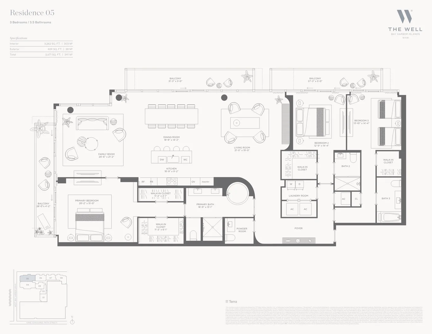 THE WELL Bay Harbor floor plan Plan 10