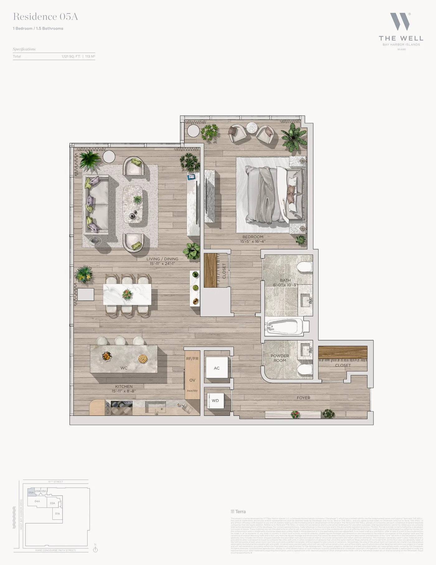 THE WELL Bay Harbor floor plan Plan 2