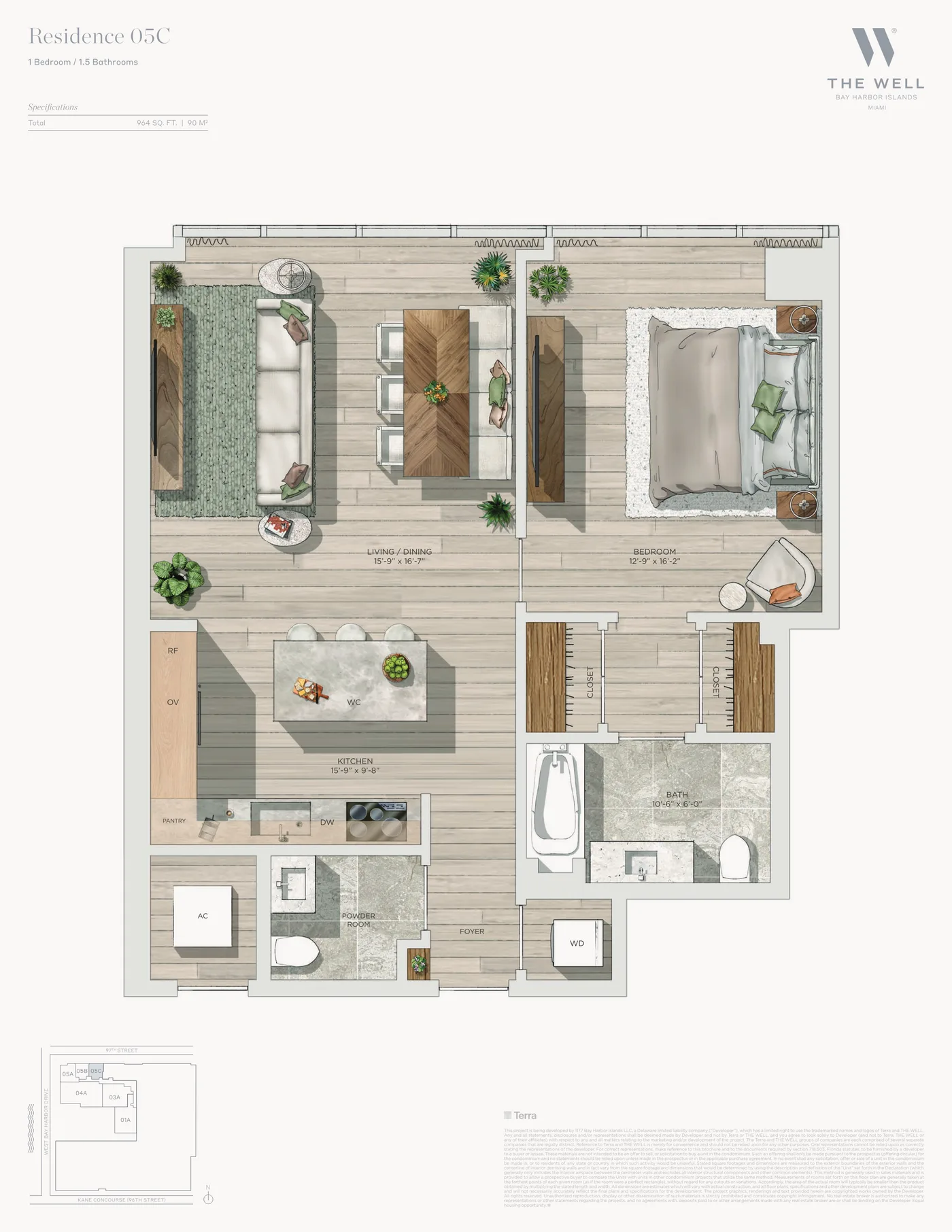 THE WELL Bay Harbor floor plan Plan 4