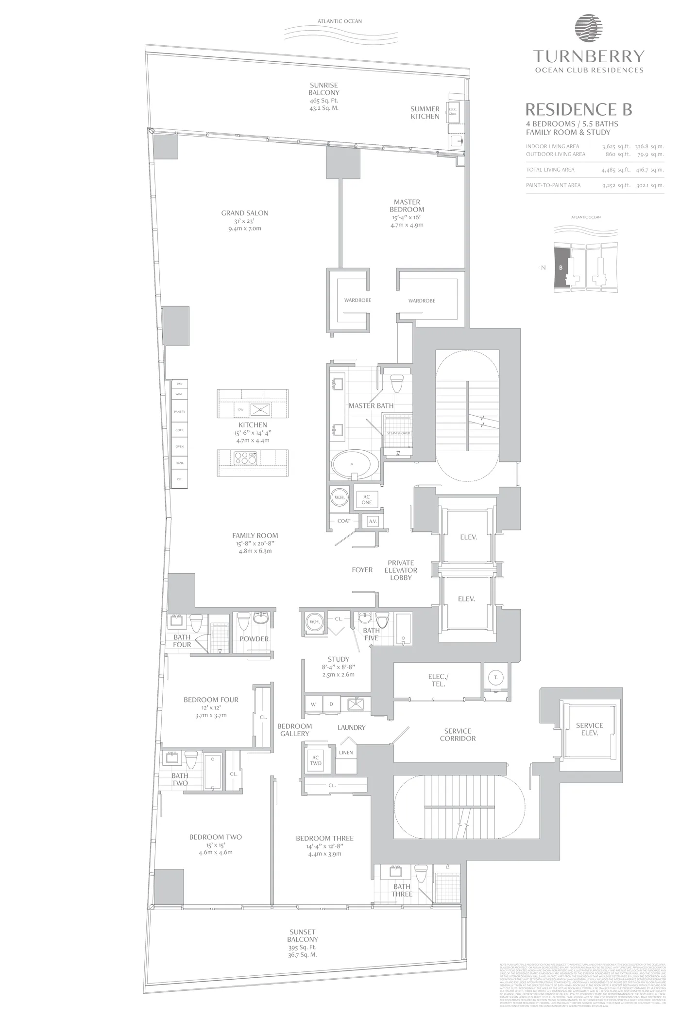 Turnberry Ocean Club floor plan Plan 10