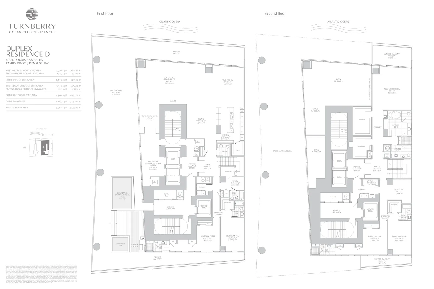 Turnberry Ocean Club floor plan Plan 2