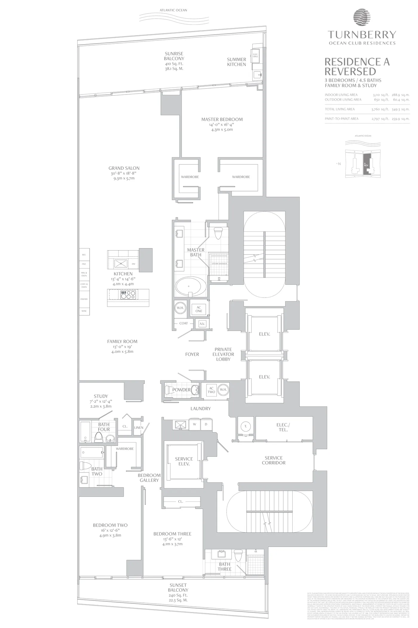 Turnberry Ocean Club floor plan Plan 5