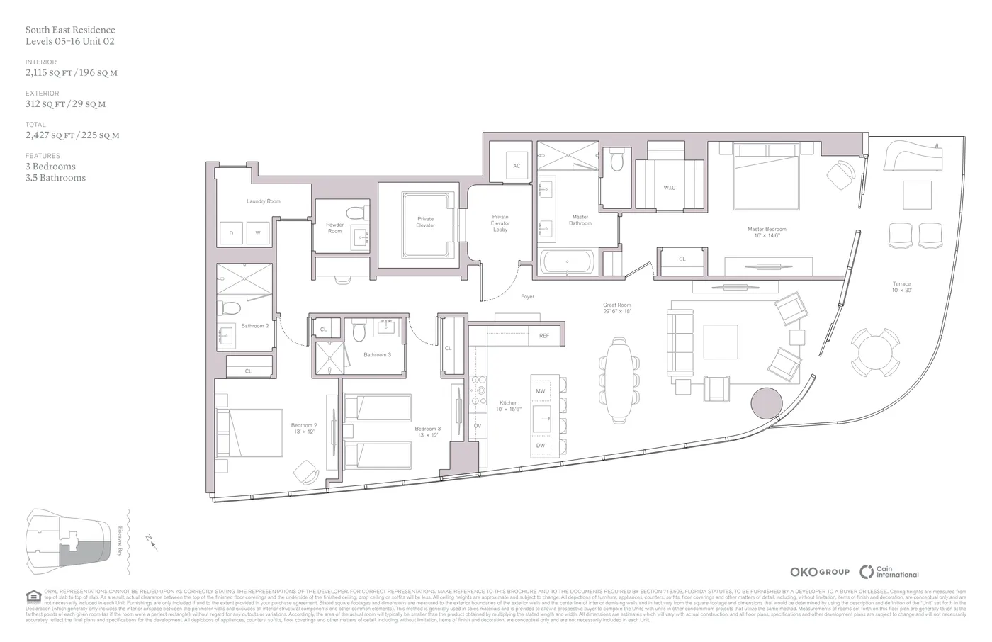 Una Residences floor plan Plan 2