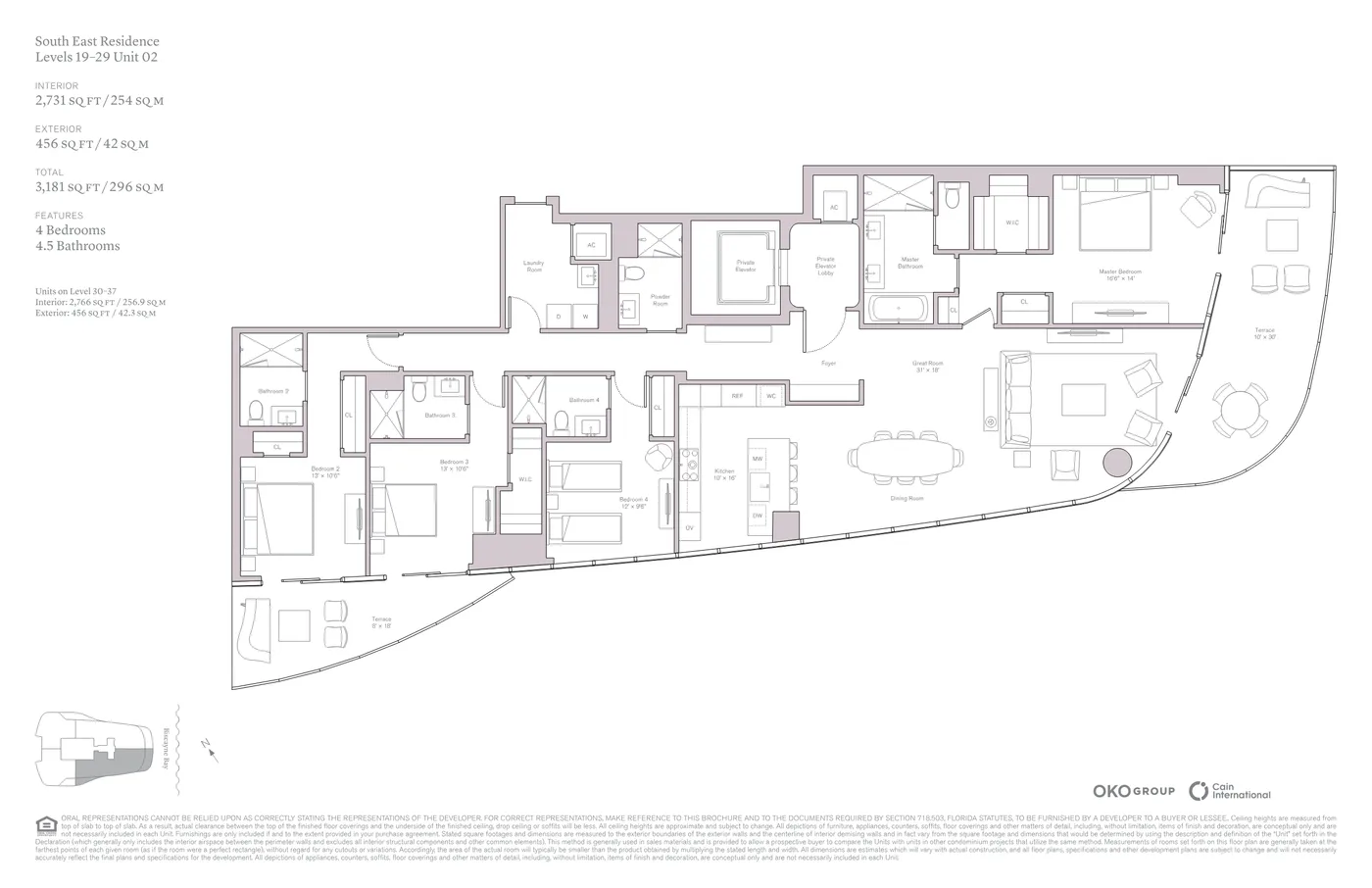 Una Residences floor plan Plan 7