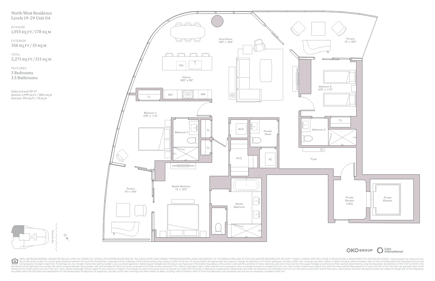 Una Residences floor plan Plan 9