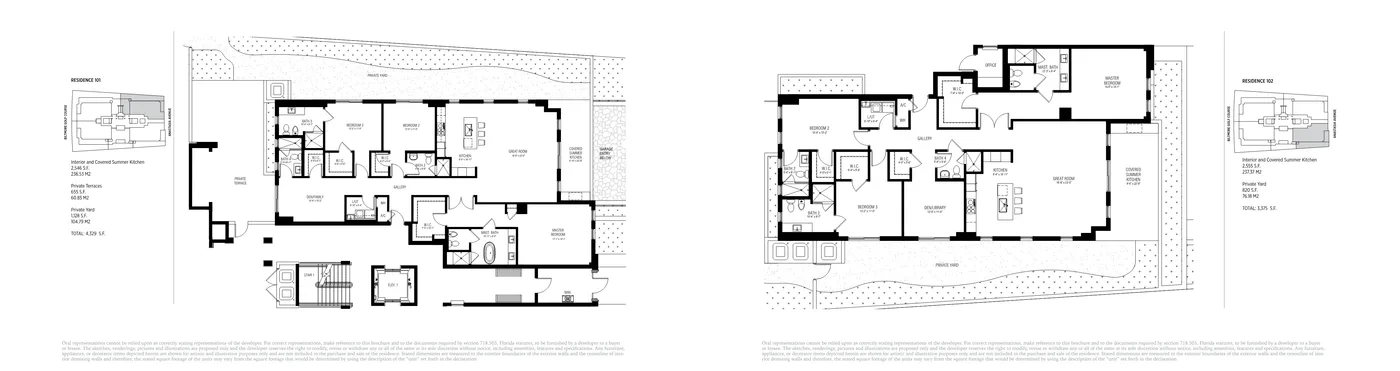 Villa Biltmore floor plan Plan 3