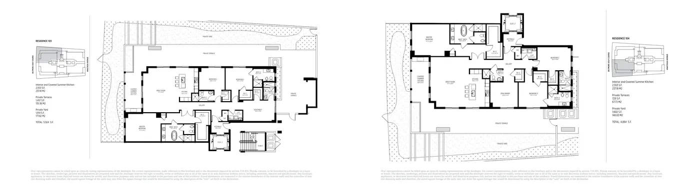 Villa Biltmore floor plan Plan 4