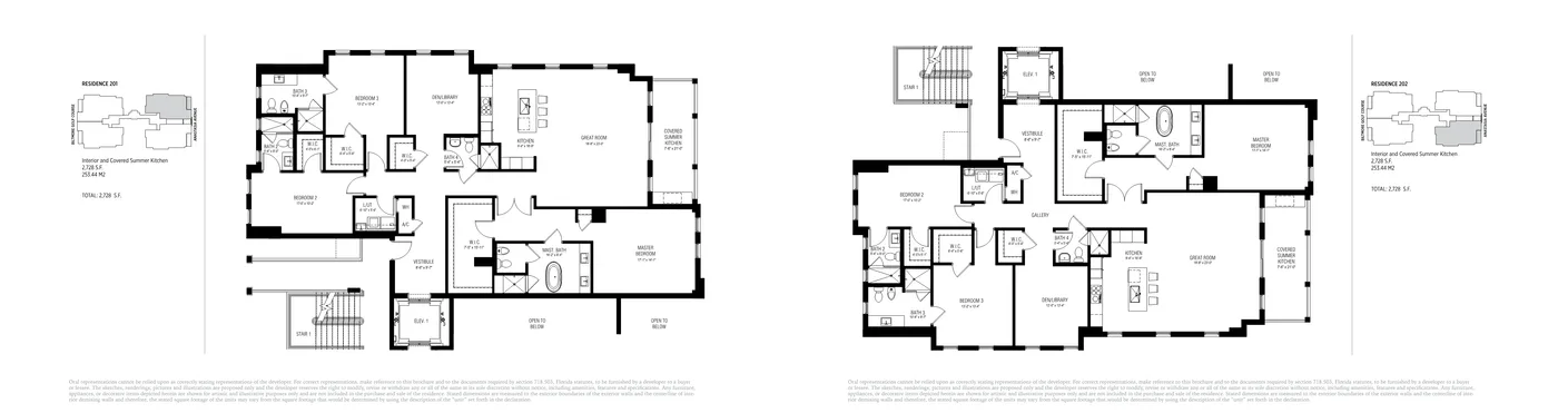 Villa Biltmore floor plan Plan 5