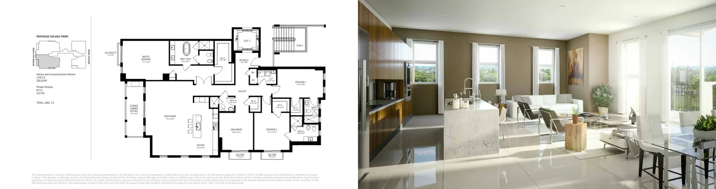 Villa Biltmore floor plan Plan 8