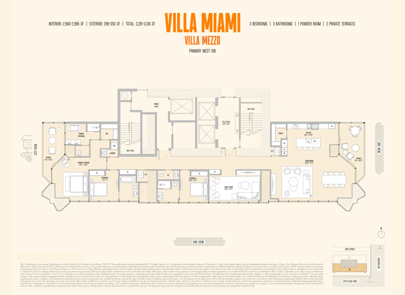 Villa Miami floor plan Plan 2