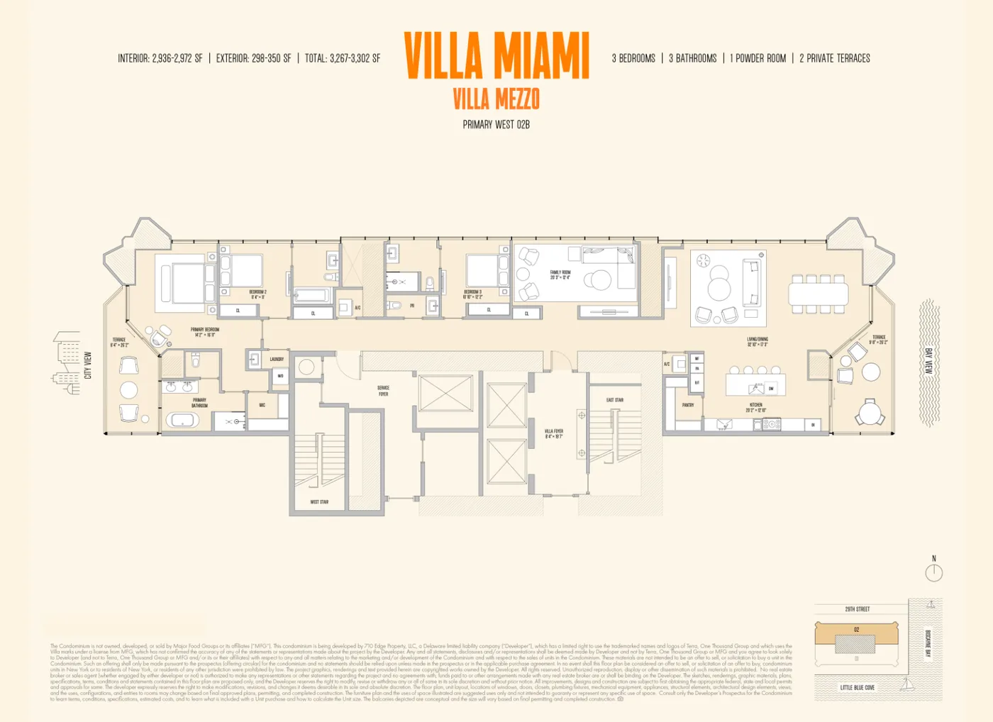 Villa Miami floor plan Plan 6
