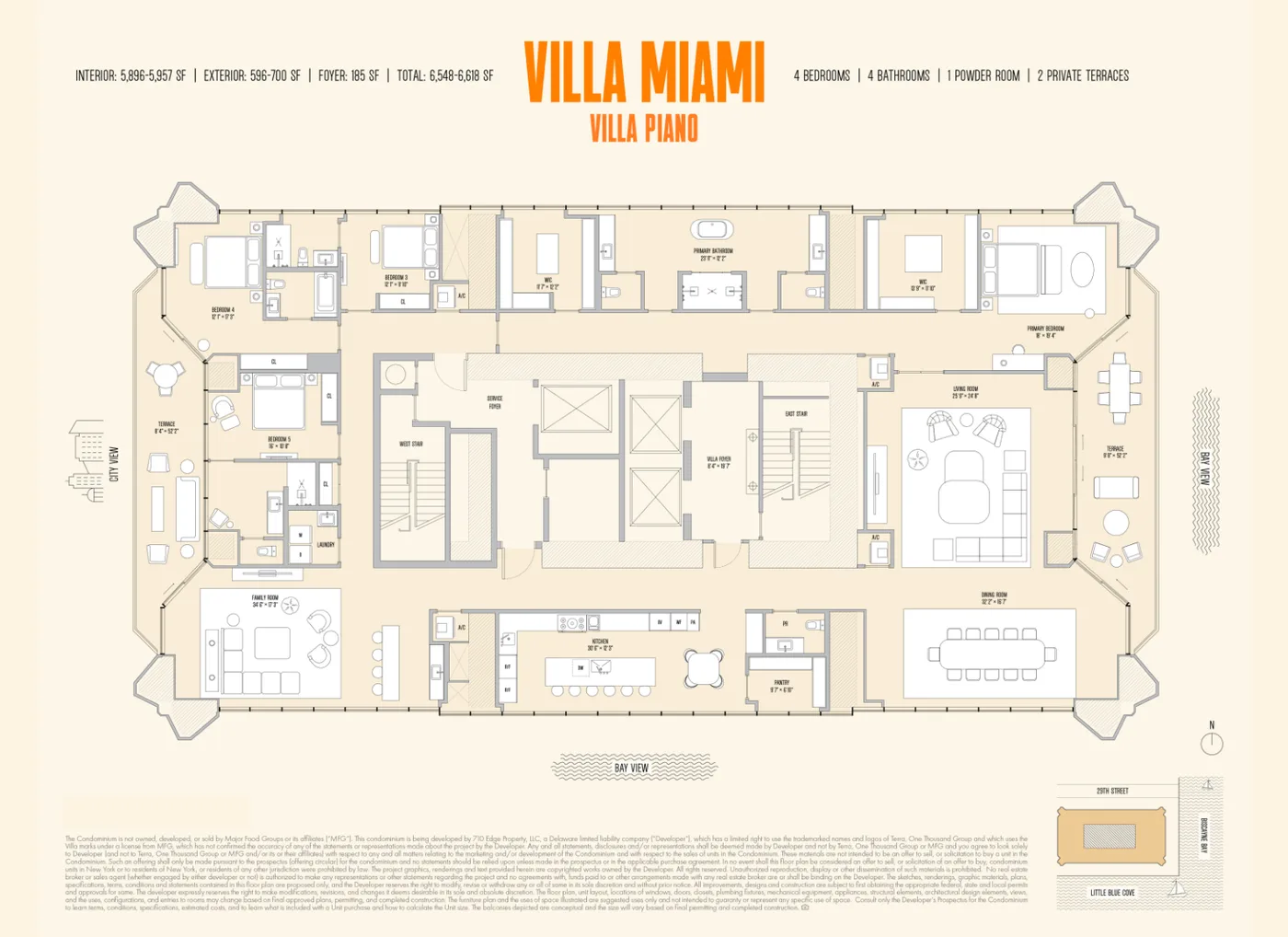 Villa Miami floor plan Plan 7