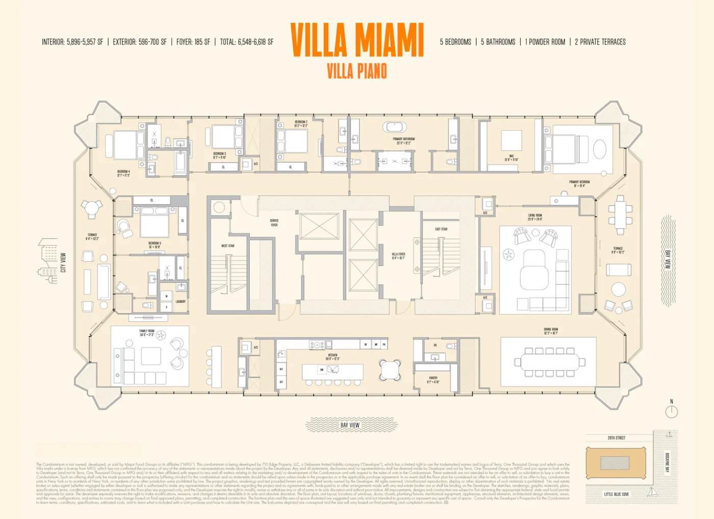 Villa Miami floor plan Plan 8