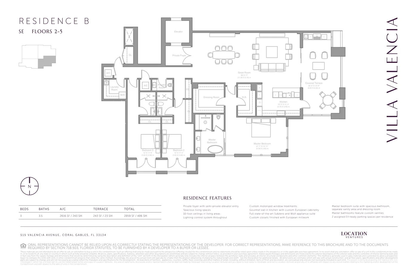 Villa Valencia floor plan Plan 2