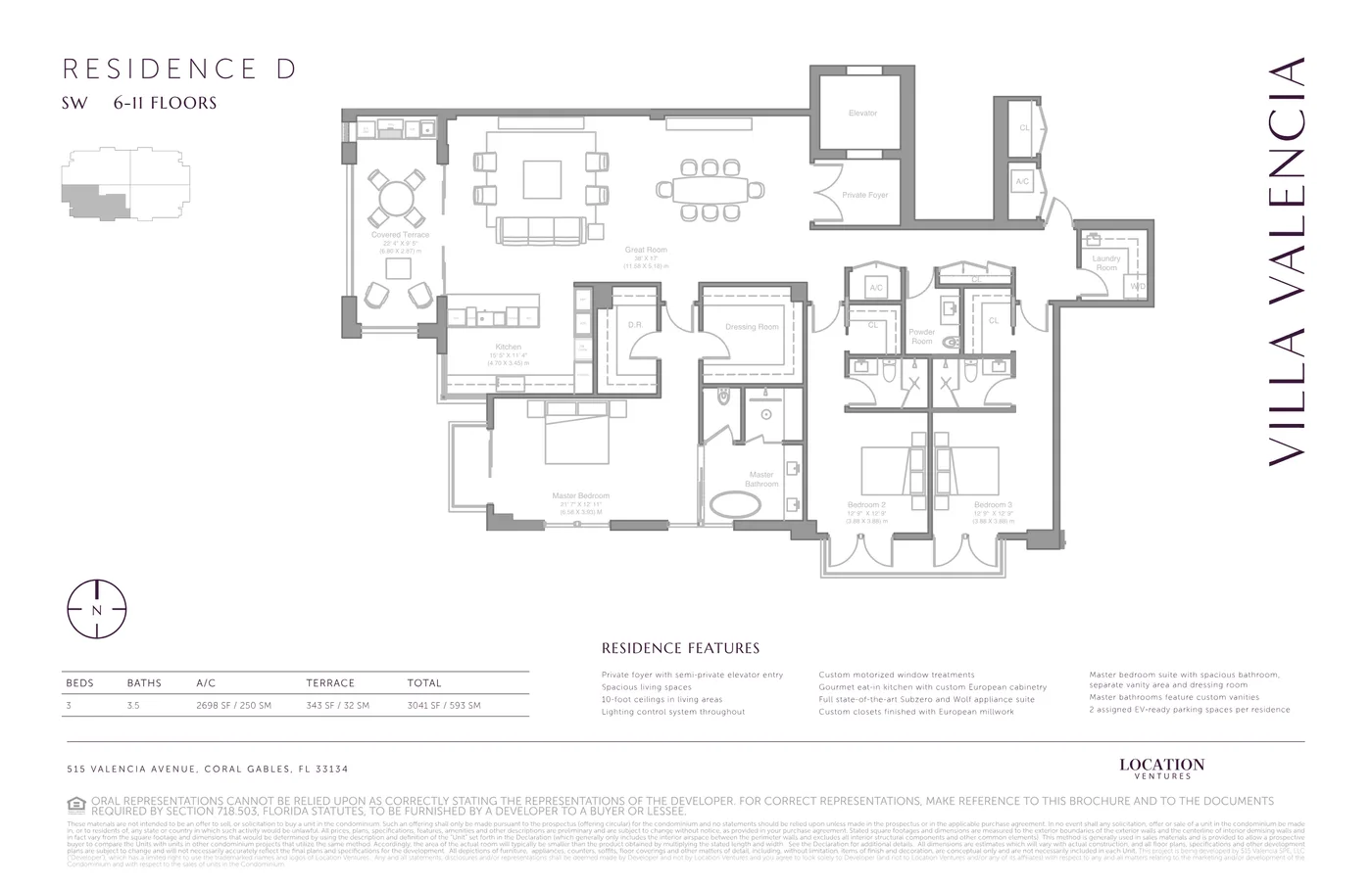 Villa Valencia floor plan Plan 4
