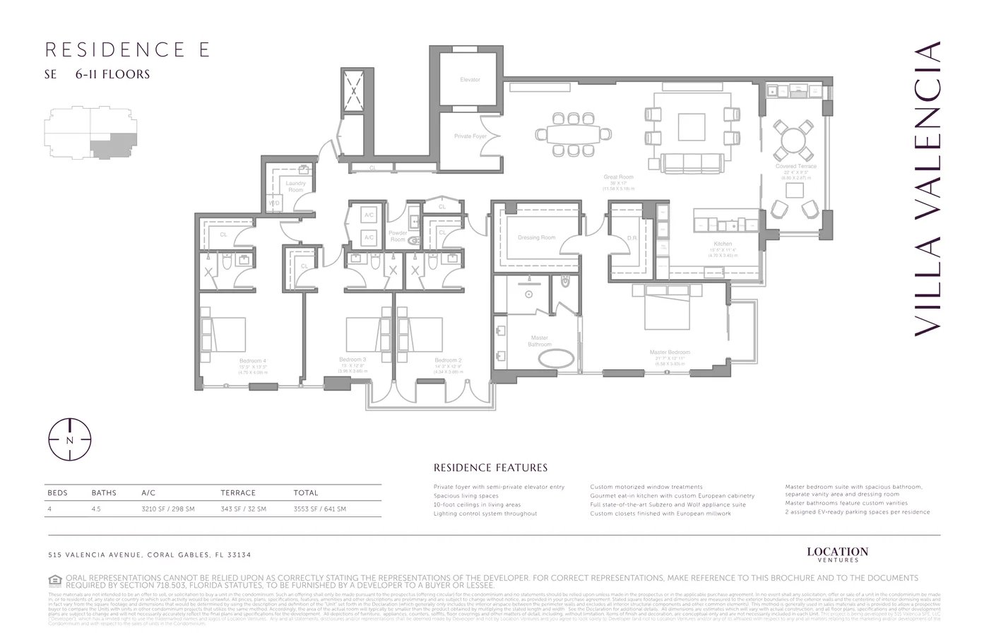Villa Valencia floor plan Plan 5