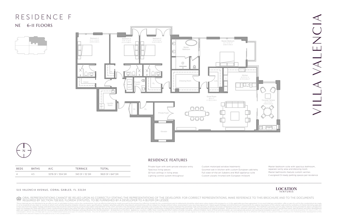 Villa Valencia floor plan Plan 6