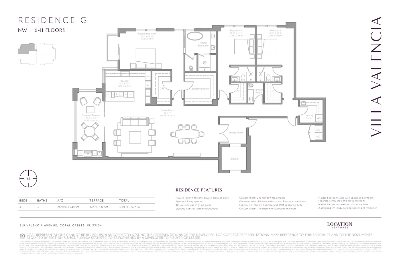 Villa Valencia floor plan Plan 7