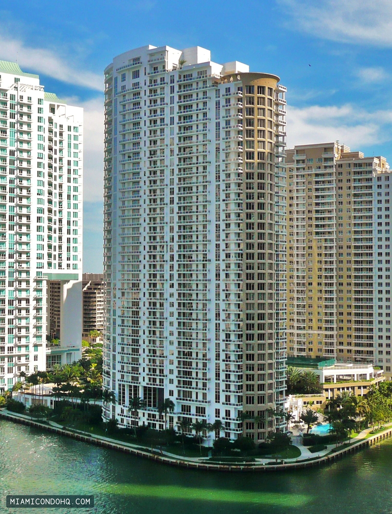 Carbonell’s waterfront tower in a photograph taken February 11, 2010.