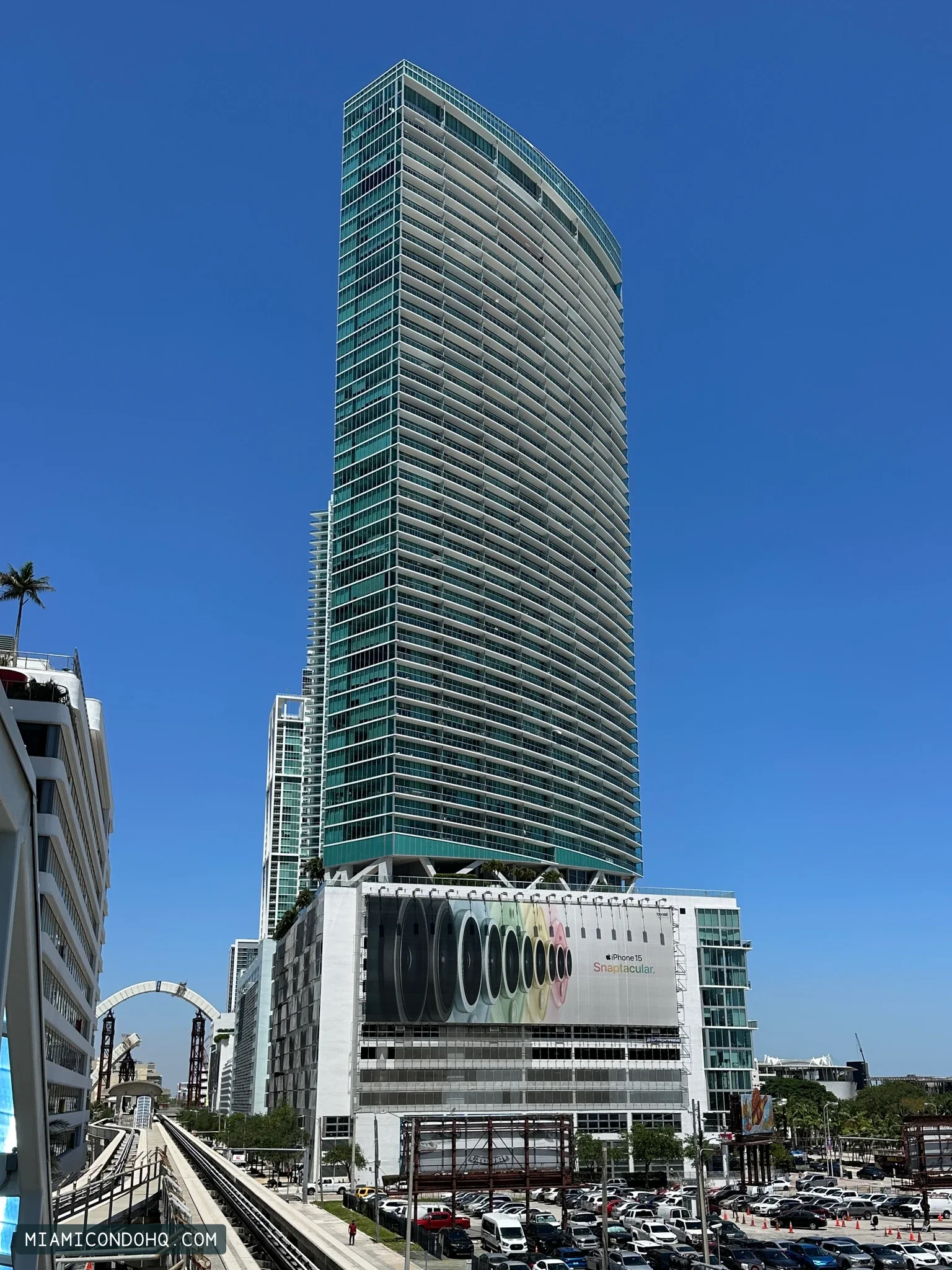 Marinablue in Downtown Miami, photographed in April 2024.