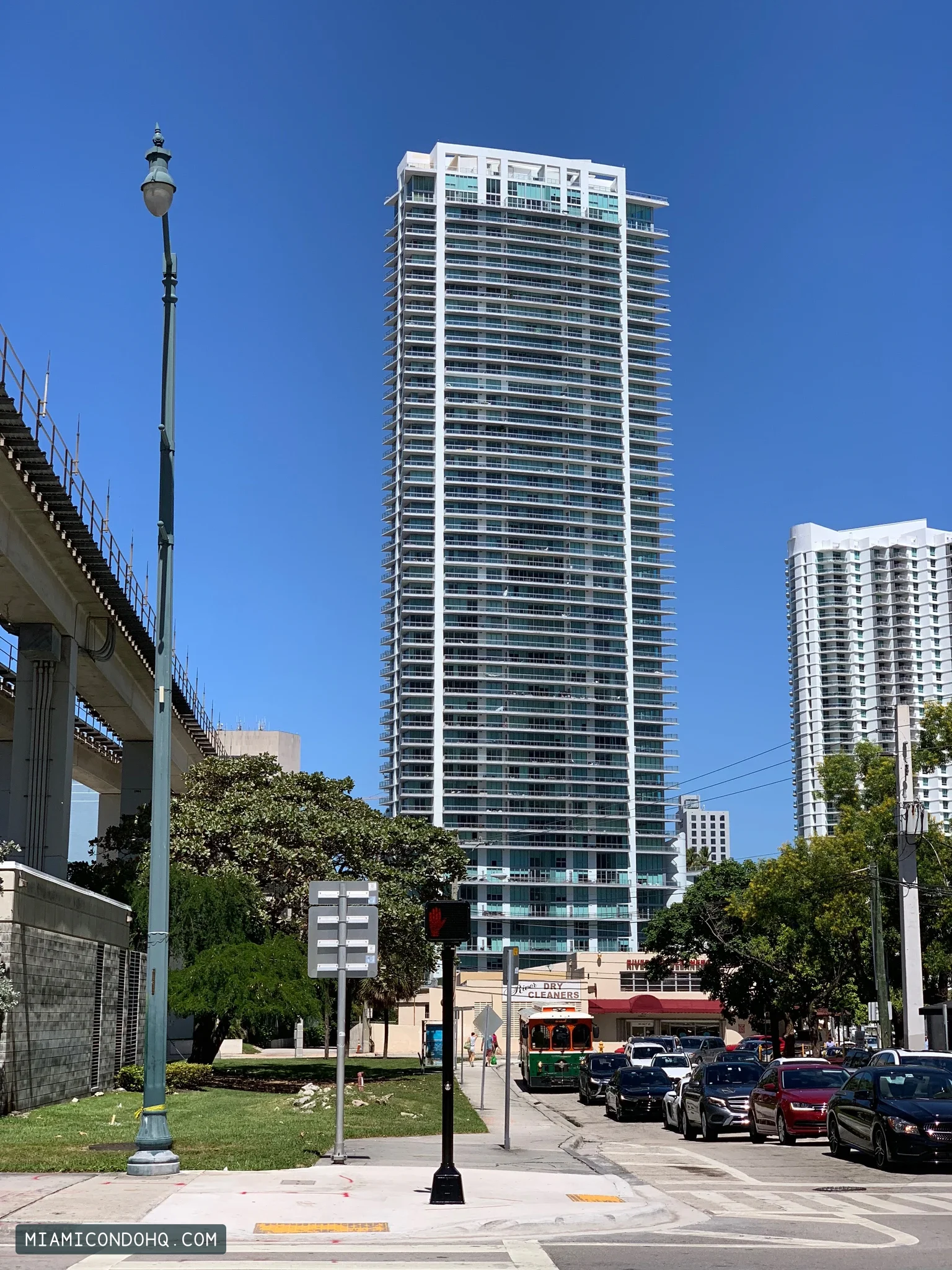 Mint at Riverfront viewed from the street on September 29, 2018.