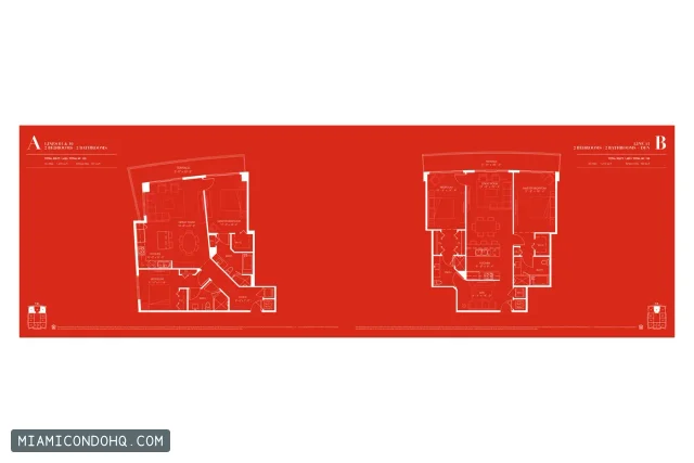 1100 Millecento floor plan