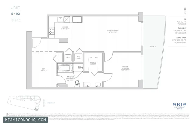 Aria on the Bay floor plan Floor plan 10