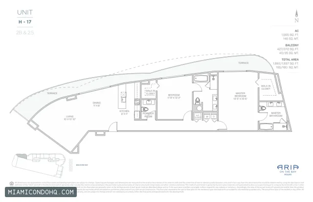 Aria on the Bay floor plan Floor plan 12
