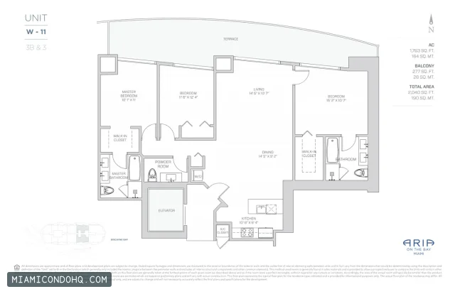 Aria on the Bay floor plan Floor plan 22