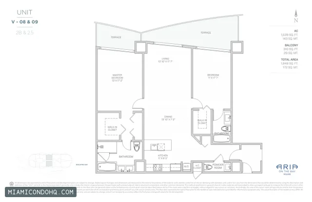 Aria on the Bay floor plan Floor plan 23