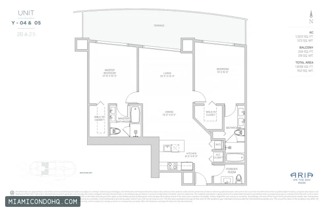 Aria on the Bay floor plan Floor plan 24