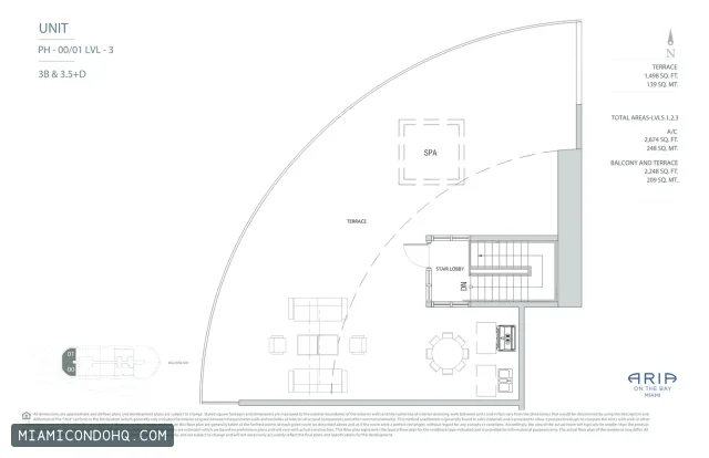 Aria on the Bay floor plan Floor plan 27