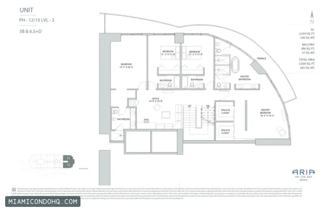 Aria on the Bay floor plan Floor plan 29